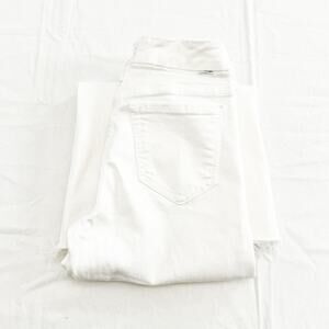 Mother Lil' Mother Lil' Roller Fray Fairest of Them All White Denim Jean Size 25